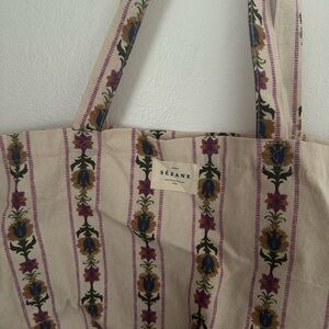Sézane floral tote